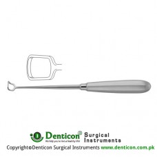 Beckmann Adenoid Curette Fig. 4 Stainless Steel, 22.5 cm - 8 3/4" Width 19.0 mm